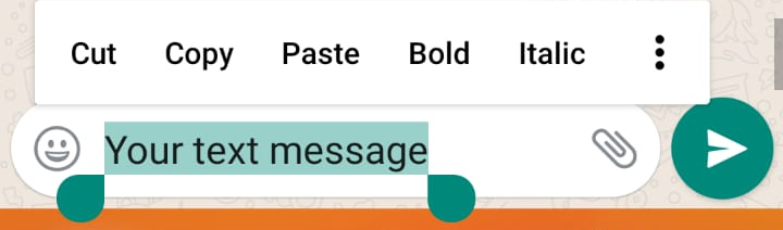 How to format WhatsApp text in Android